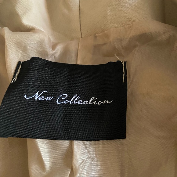 New Collection long blazer with puff shoulders - Picture 1 of 4
